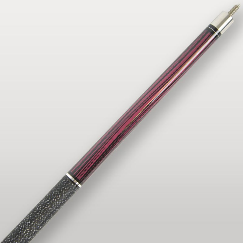 Fût bordeaux veiné de la queue de billard américain Lord Cue Purple Ambition