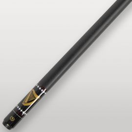 Talon noir avec logo doré de la queue Lord Cue Revelation 4