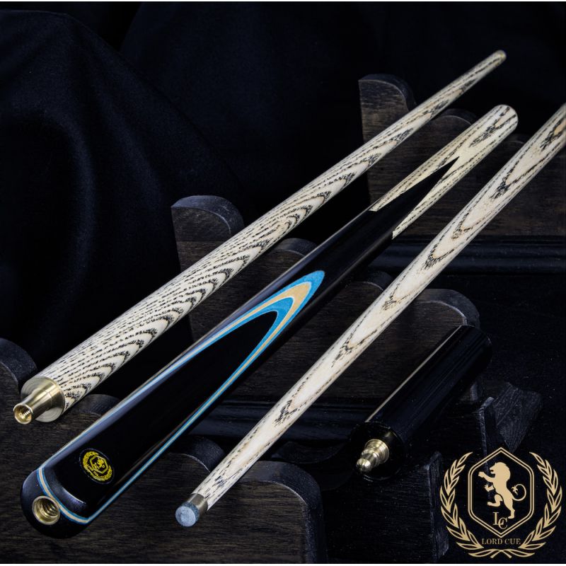 Queue de billard pro bleue et noir