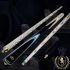 Queue de billard pro bleue et noir