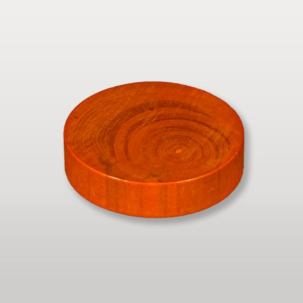 Pion en bois rouge pour jeu en bois de palet