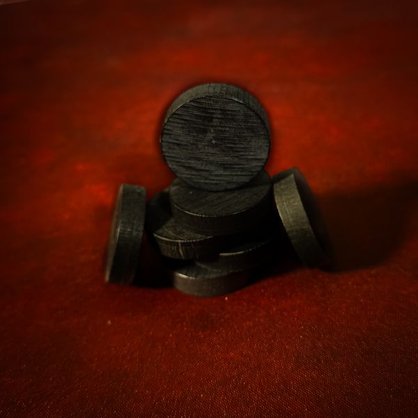 Pions buis 30 x 7 mm Noir(Jeu Black Hole...)-1