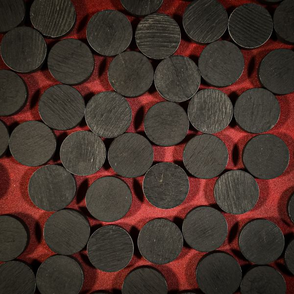 Pions buis 30 x 7 mm Noir(Jeu Black Hole...)-2