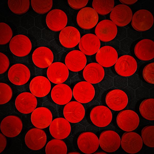 Pions buis 30 x 7 mm Rouge(Jeu Black Hole...)-2