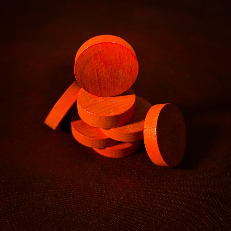 Palet rouge fabrication francaise pour jeu en bois