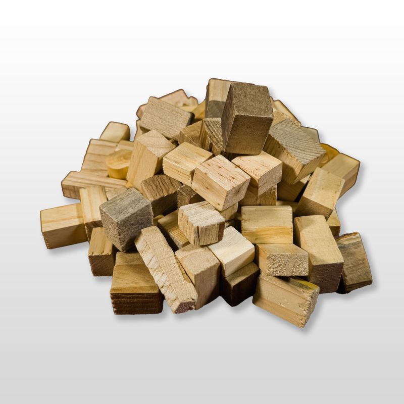 Sac de pièces en bois pour le jeu de l'équilibre