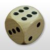 dé en bois pour jeux anciens 30 mm