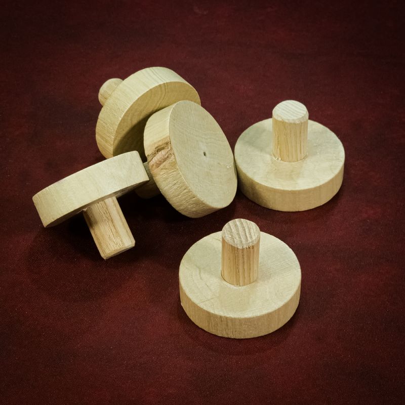 poignée pour jeux en bois