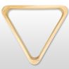 Triangle en bois pour boules de billard