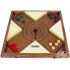 Jeu en bois tir sur cible a elastique 4 joueurs