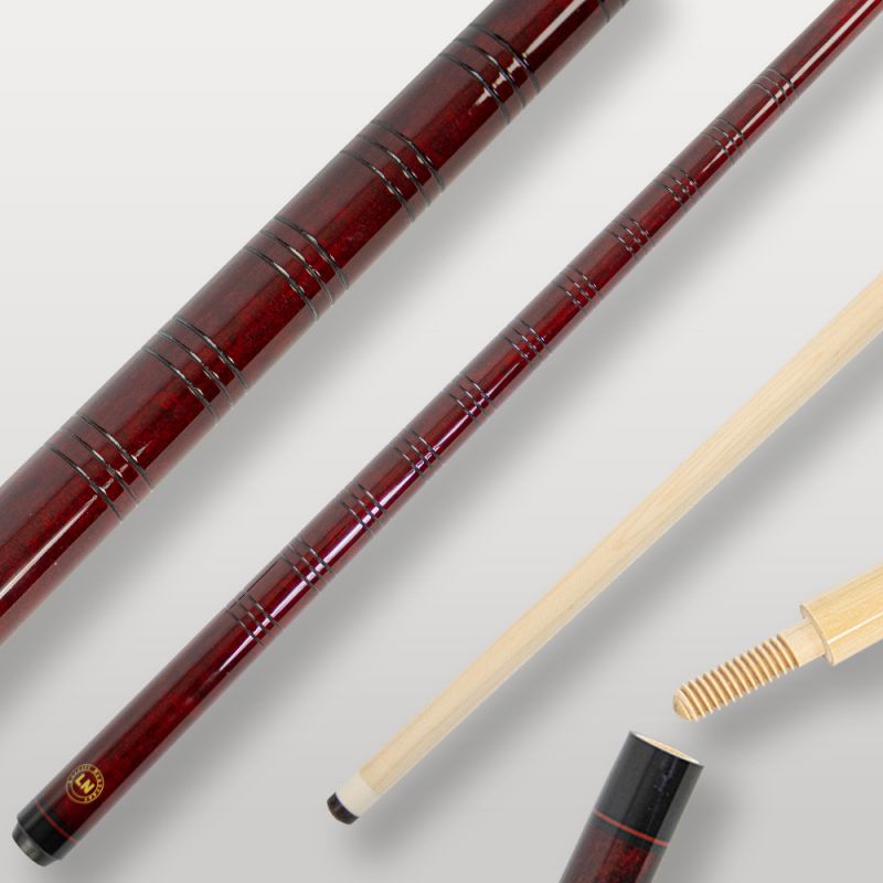 Queue de Carambole Rouge pour jouer au billard Français