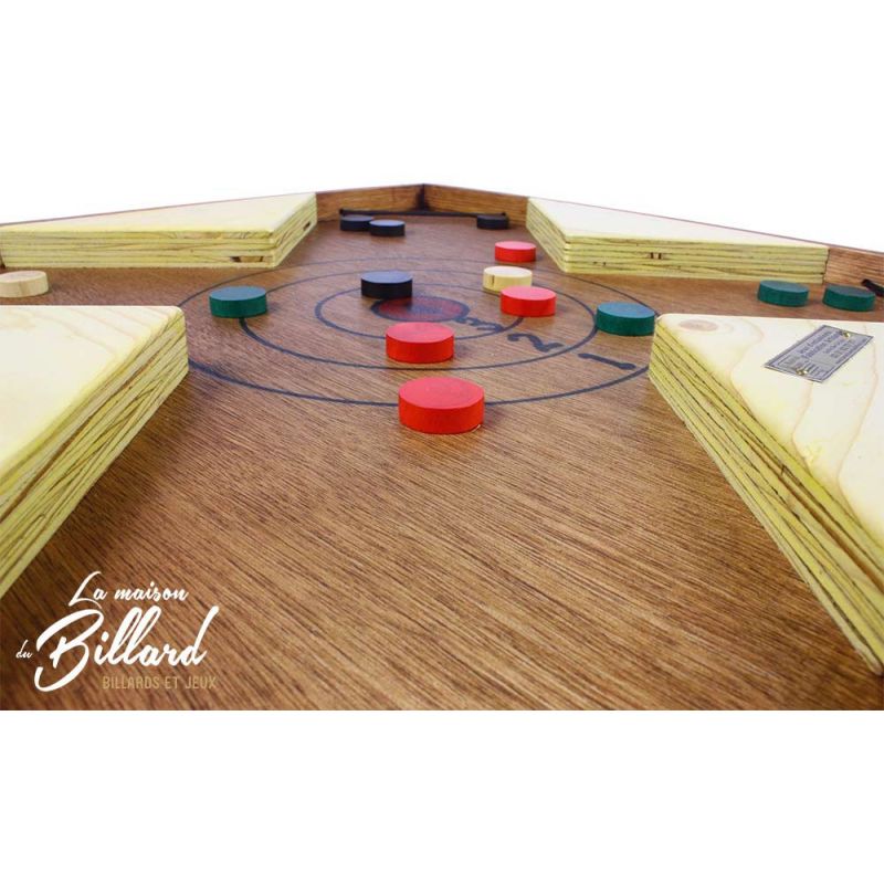 Tir sur cible, jeu en bois de comptoir