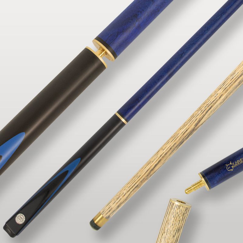 Queue de billard rouge en 3 parties pouvant ce raccourcir.