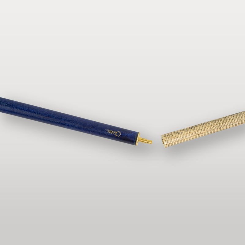 Queue de billard rouge en 3 parties pouvant ce raccourcir.