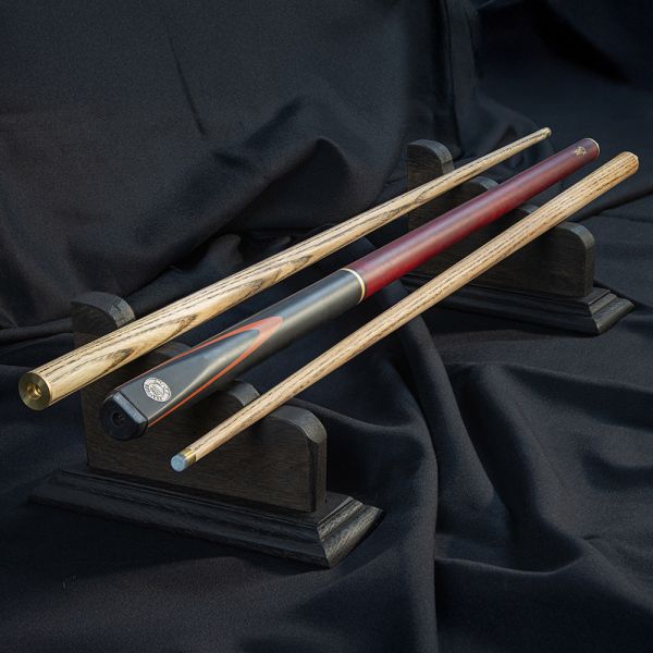 Coffret Queue de billard rouge 3 parties Snooker et 8-pool-1