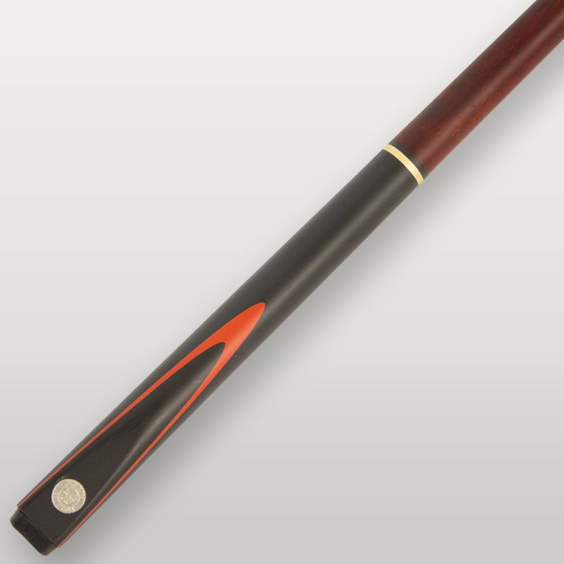 Coffret queue de billard rouge en 3 parties pouvant ce raccourcir.