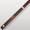 Coffret queue de billard rouge en 3 parties pouvant ce raccourcir.