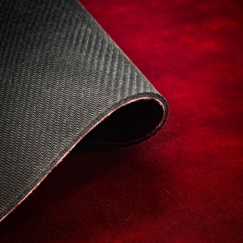 Tapis de carte rouge en néoprene