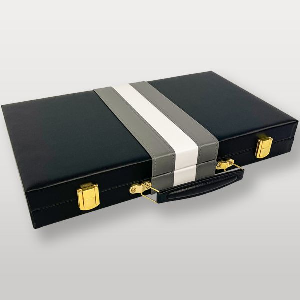 Backgammon en simili cuir-3