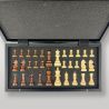 Jeu d’échecs en bois marqueté – Coffret élégant et durable