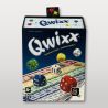 Boîte du jeu de dés Qwixx avec visuel coloré et logo Gigamic.