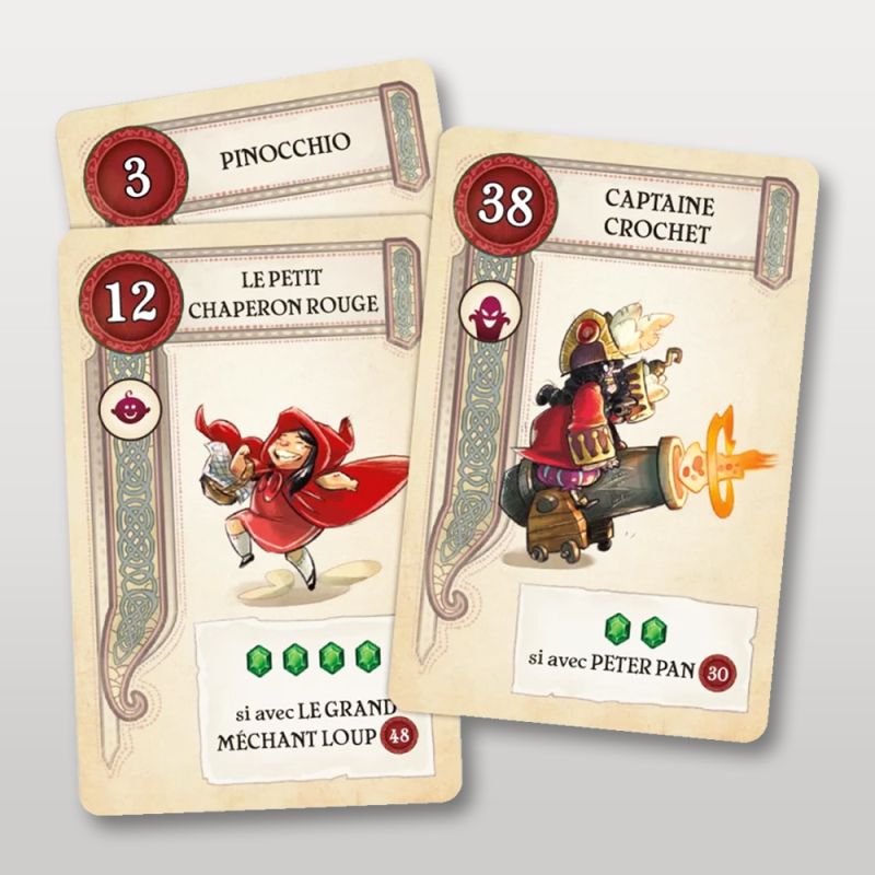 Cartes du jeu Once Upon A Draft de Gigamic