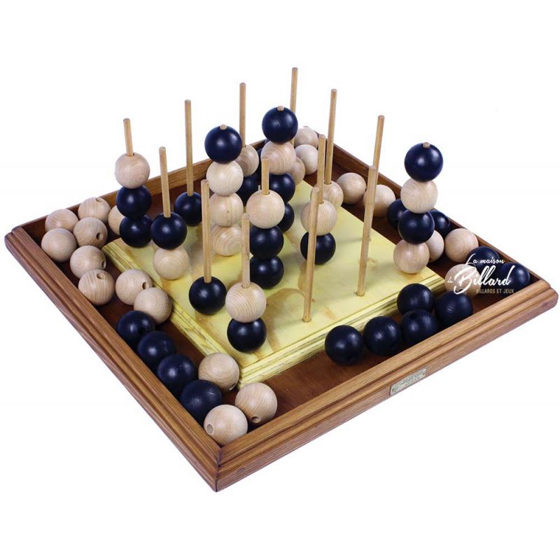 Puissance 4 3D en bois - Un jeu Holz-Bi-Ba-Butze - boutique BCD JEUX