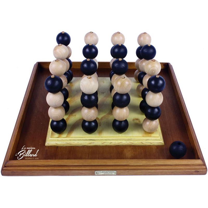 Puissance 4 3D en bois - Un jeu Holz-Bi-Ba-Butze - boutique BCD JEUX