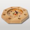 octoroulette en bois, jouet pour apprendre a compter