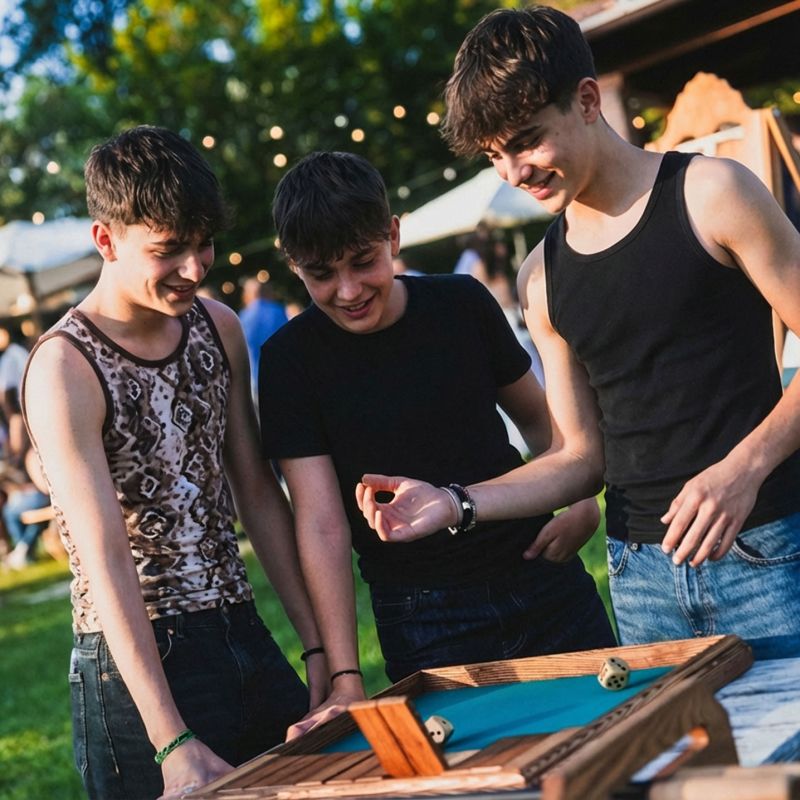 Fermez la boite géant en bois