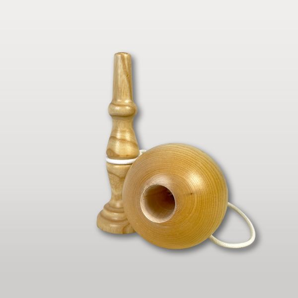 Bilboquet Bois Naturel  20 cm-2