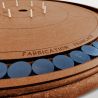 centre du jeu de crokinole avec piquets