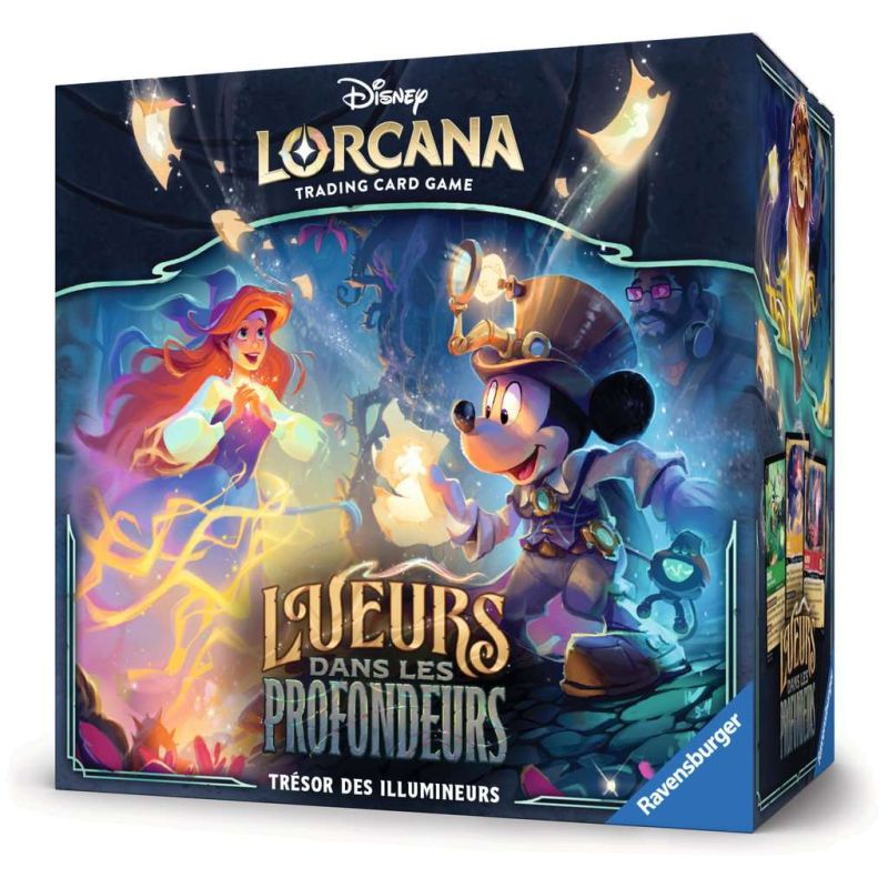 Disney Lorcana TCG – Chapitre 10 Lueurs dans les Profondeurs – Trésor des Illumineurs (Trove Pack FR)