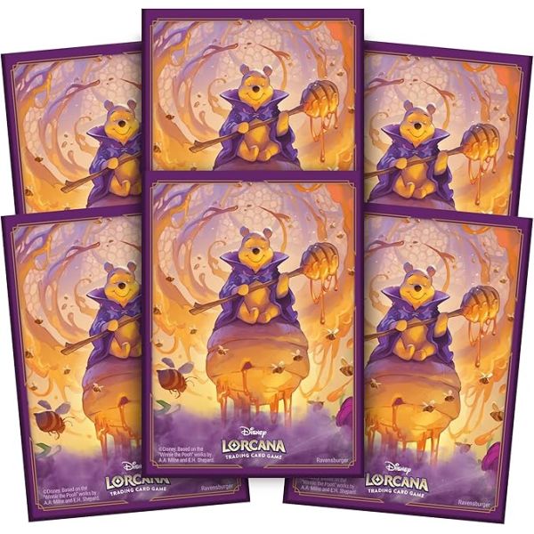 Sleeves Disney Lorcana – Winnie l’Ourson – Protège-cartes Officiels (65 cartes)-2