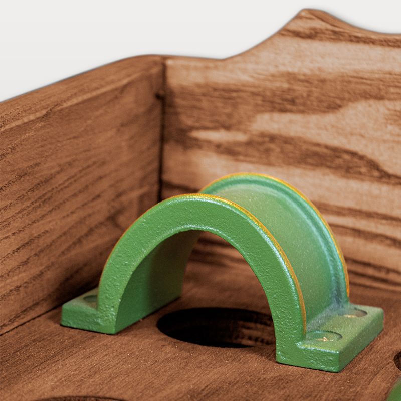 pont jeu de grenouille en fonte