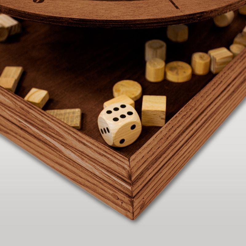 plateau Bomboleo avec pièces en bois