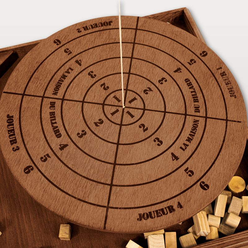 plateau circulaire Bomboleo en bois