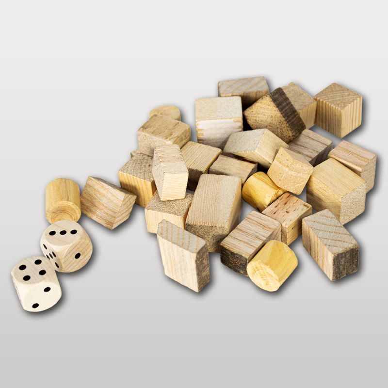 pièces en bois jeu Equisland