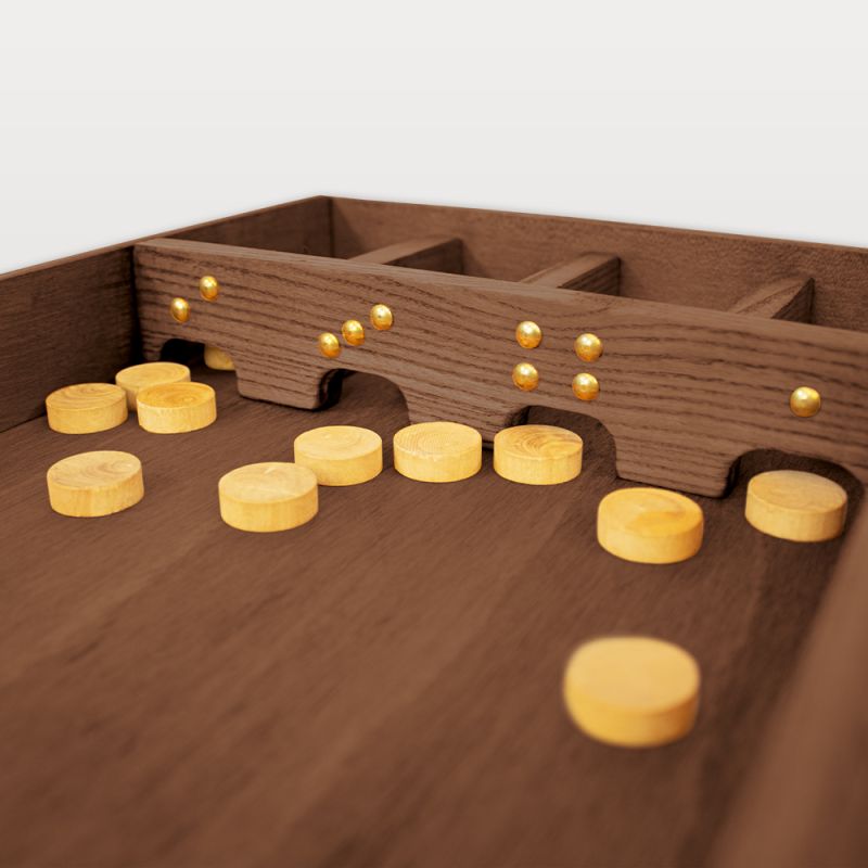 Finition et mécanisme billard hollandais bois