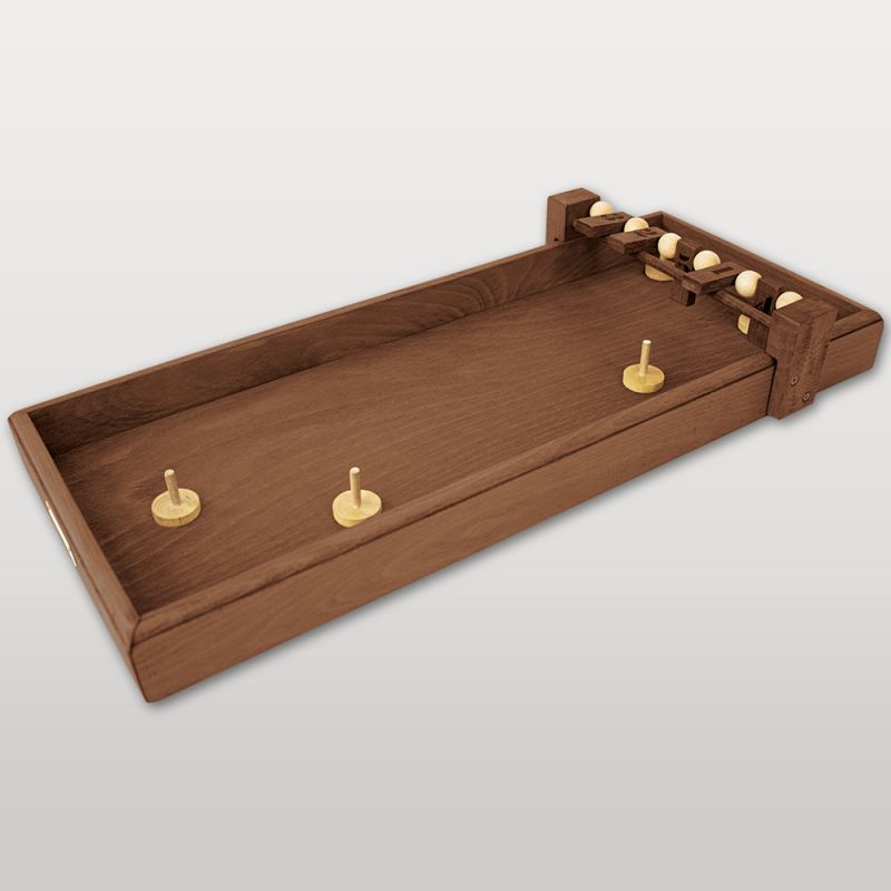 Palets à clapets jeu de comptoir vue en angle