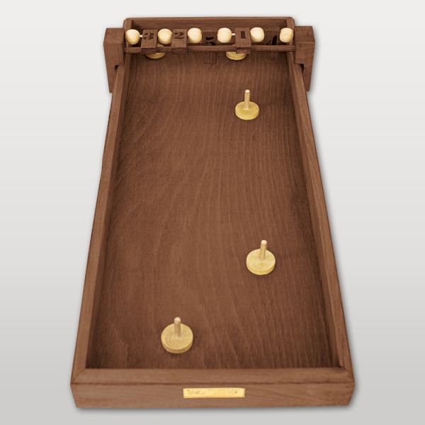 Jeu de palets à clapets en bois