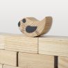 oiseau en bois Birdy Wall