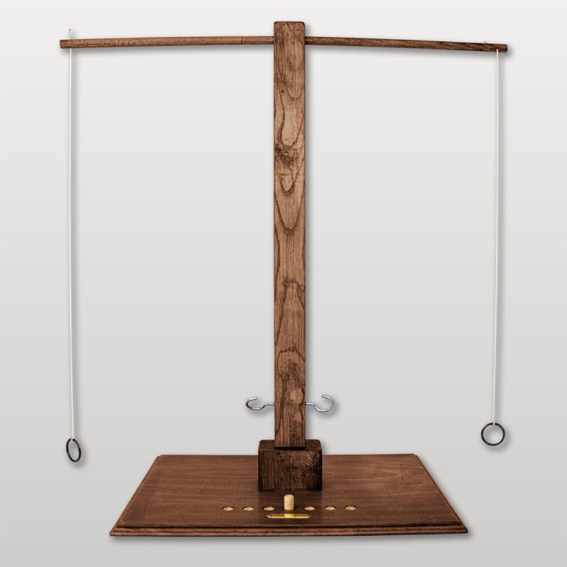 Jeu anneau et crochet 2 joueurs en bois