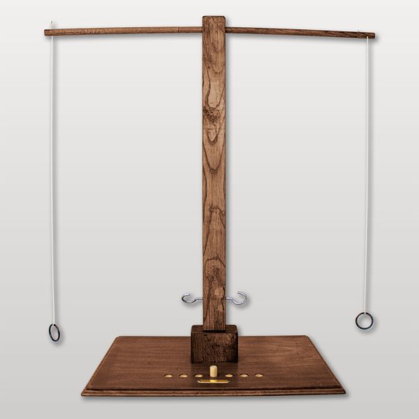 Jeu anneau et crochet 2 joueurs en bois