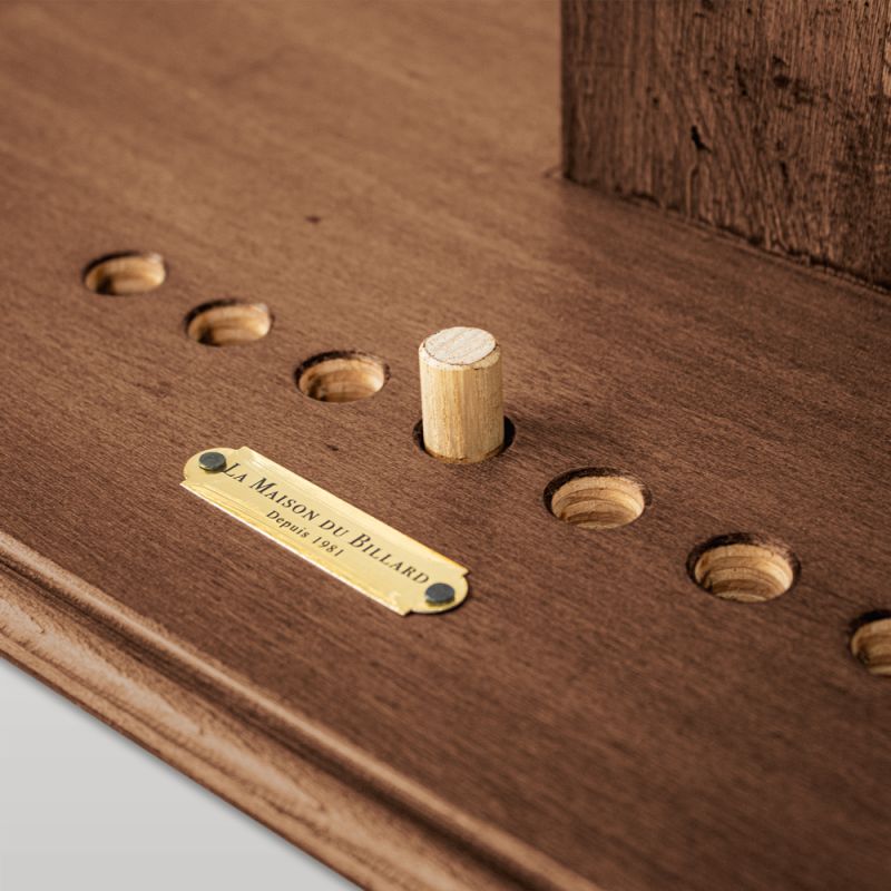 Plateau en bois jeu anneau crochet