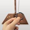 Lancer anneau jeu d’adresse en bois