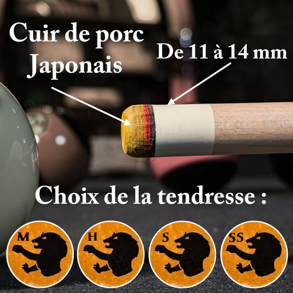 Procédé Pro US 14 mm 8 couches Lord Cue-1