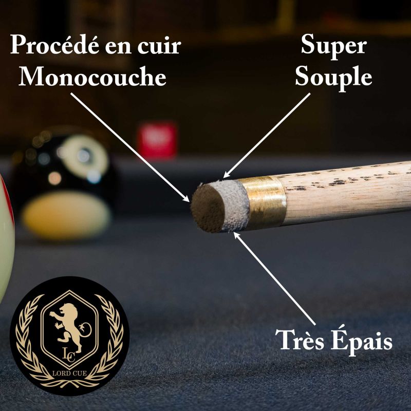 Lord Cue Monocouche Souple 9.5 - 10.5 mm