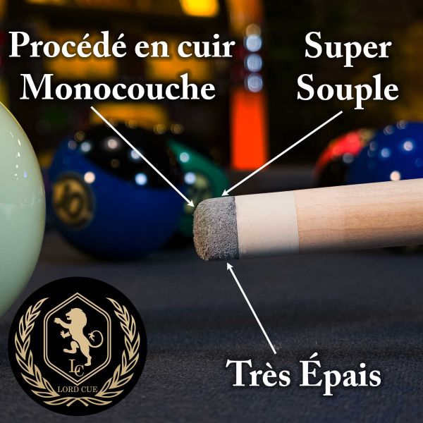 Lord Cue Monocouche Souple 12.5 - 14.5 mm-1
