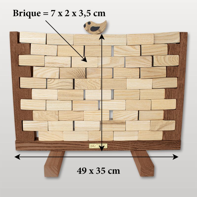 Taille jeu birdy wall